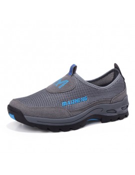Men Mesh Breathable Slip On  Outdoor Slip Resistant Sneakers